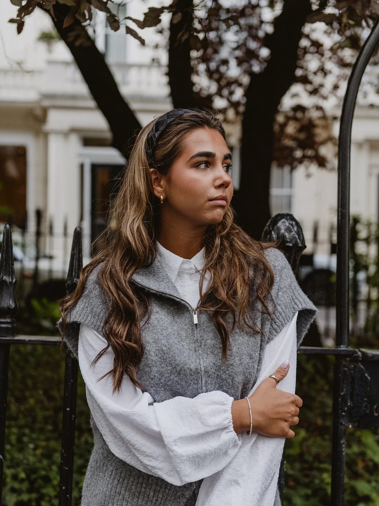 VMBANG Pullover - Medium Grey Melange